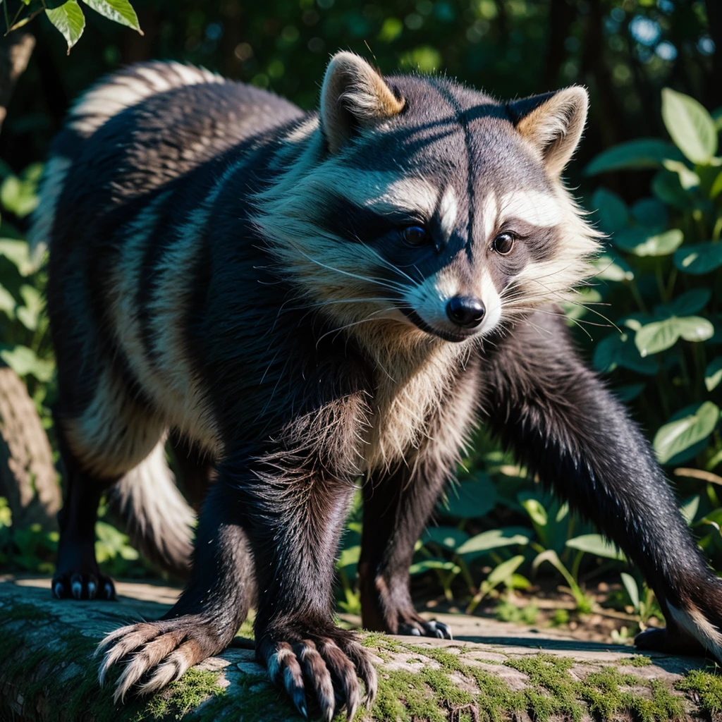 Create Rambley the Racoon, but make him strong and big