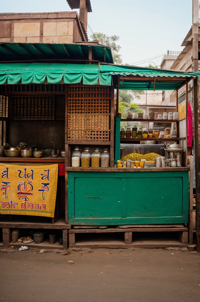 Indian tea stall composition
