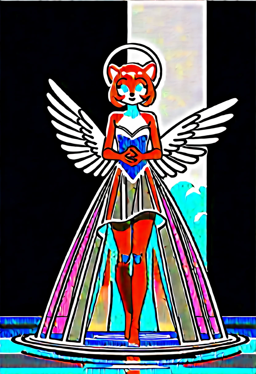 Top quality, ultra-fine illustrations, bathing in water, beautiful refraction of water, white dress soaked in water, transparent clothing, Rich colors, Dreamy, mystical, erotic(In the forest where the stream flows, Backlighting)(beautiful face and eyes with great detail)absurdres, perfect anatomy((Beastwoman))(Furry, angelic cute 1girl, Solo focus)(furry anthro:1.7)(((furry body, Facial features of animal, Features of the animal body)))(((very detailed furry body of animal))))full body, Smile (portrait),