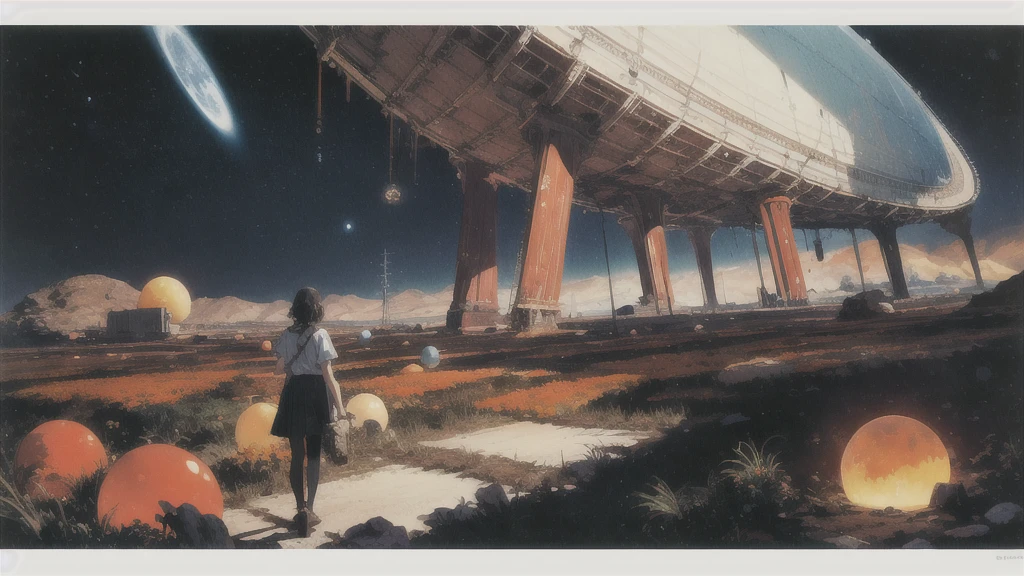 midnight, Absurd, High resolution, Super detailed, (One girl:1.3),
Break Lomography, Analogue photography, Vibrant colors, Soft Focus, Light leakage, Dreamy atmosphere, Experimental charm, Nostalgic Charm BREAK Color Field Painting, large colored bands, abstract expressionism, Bold colors, Emotional impact, Atmospheric Depth, Minimalist Approach BREAK
, Space Exploration, Celestial Bodies, Astronomical phenomena, Scientific discoveries, otherworldly wonders