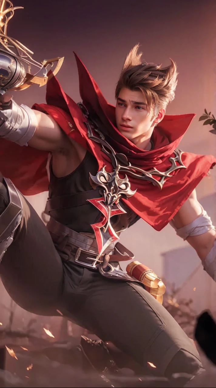 Hd,realistic , hair young guy , European guy, 18 years old guy, elegant youn guy , realistic skin, delicate hansome face, Royal inspired outfit, photorealistic anime guy rendering