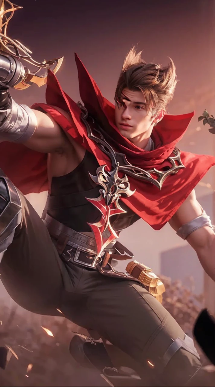 Hd，realistic , hair young guy , European guy, 18 years old guy, elegant youn guy , realistic skin, delicate hansome face, Royal inspired outfit, photorealistic anime guy rendering