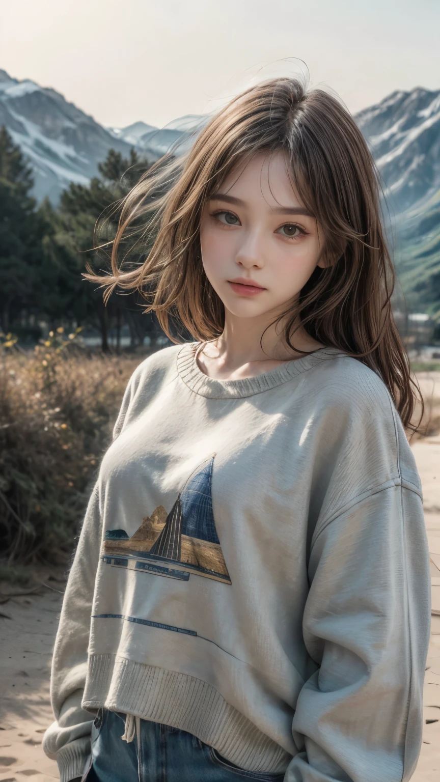 daughter, Handsome Moves,Landscape Photography,Trendy clothes,Patch Background,Geometric pattern stitched background,head shot
