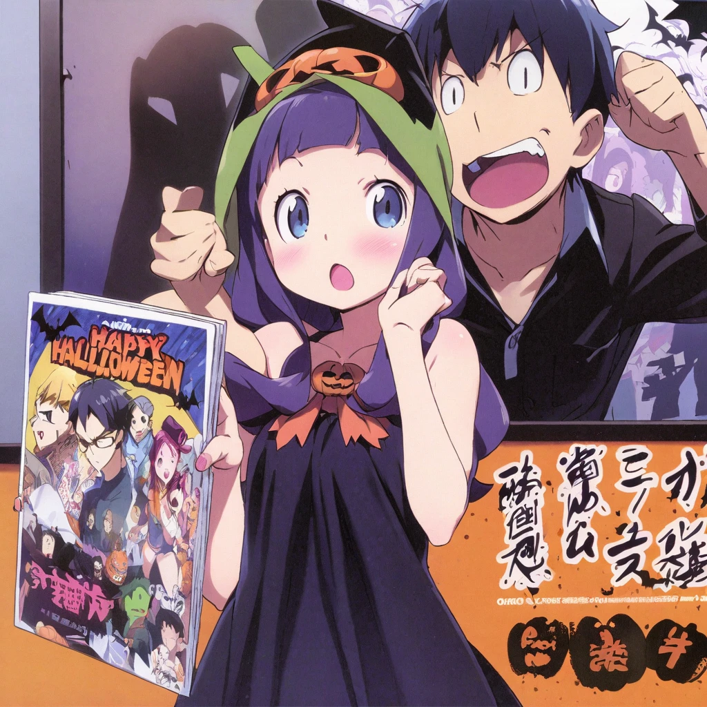 HALLOWEEN, boys and girls, manga, zombies