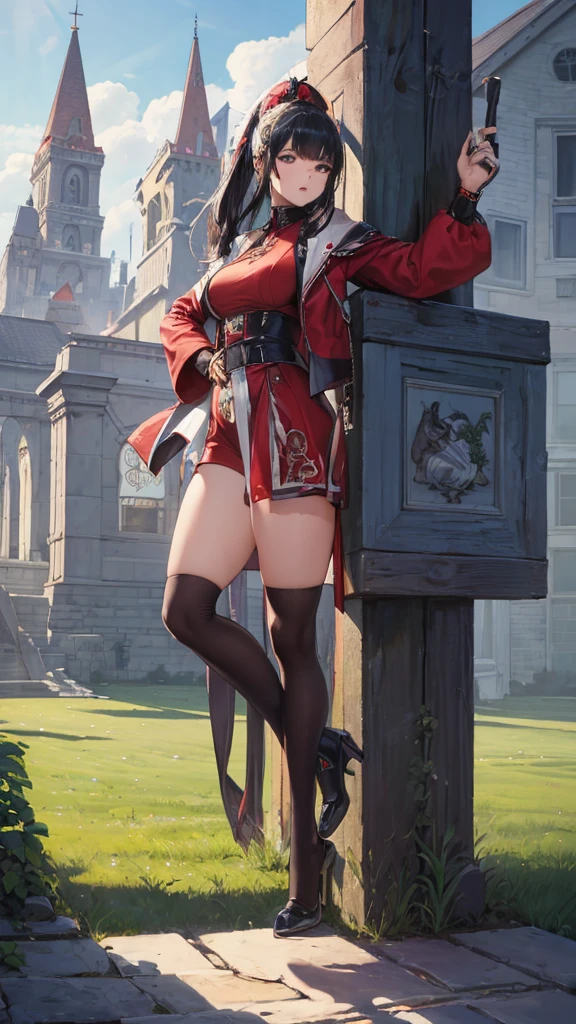 (masterpiece, 4K ,Super detailed:1.2), (anime:1), (Perfect quality), The whole body is shown, View Viewer, Muscular female swordsman, Muscular and ultra violent women, Powerfully々And, RPG concept art character
