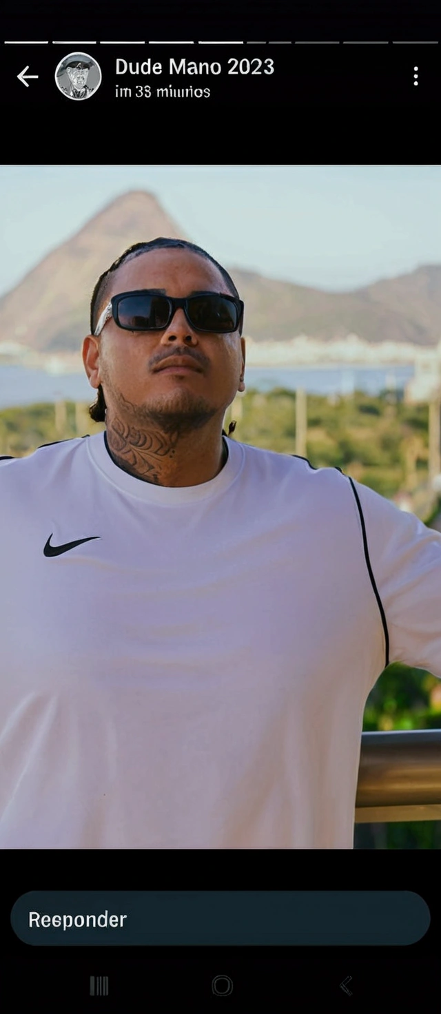 trimmed man in white shirt and sunglasses standing on a balcony, Tony Sandoval, inspired by Eddie Mendoza, Ronaldo Nazario fenomeno, André Rios, Ronaldo Nazario, ronaldo luis nazario de lima, Arte em primeiro plano : eloymorales, Filmed at golden hour, Tony Sandoval. pixal, vitor maristane, inspired by Samuel Silva, luis melo