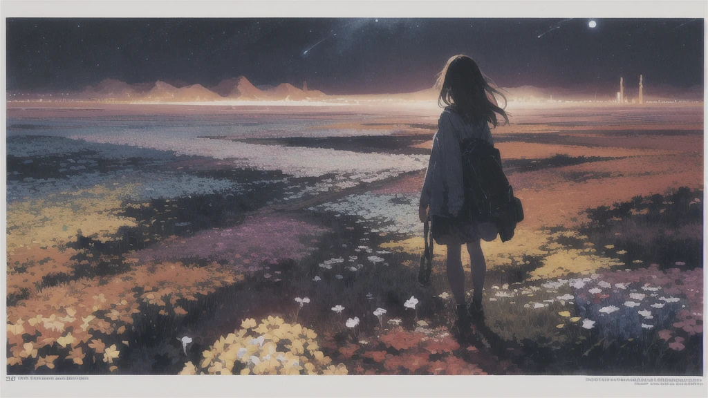 midnight, Absurd, High resolution, Super detailed, (One girl:1.3),
Break Lomography, Analogue photography, Vibrant colors, Soft Focus, Light leakage, Dreamy atmosphere, Experimental charm, Nostalgic Charm BREAK Color Field Painting, large colored bands, abstract expressionism, Bold colors, Emotional impact, Atmospheric Depth, Minimalist Approach BREAK
, Space Exploration, Celestial Bodies, Astronomical phenomena, Scientific discoveries, otherworldly wonders
