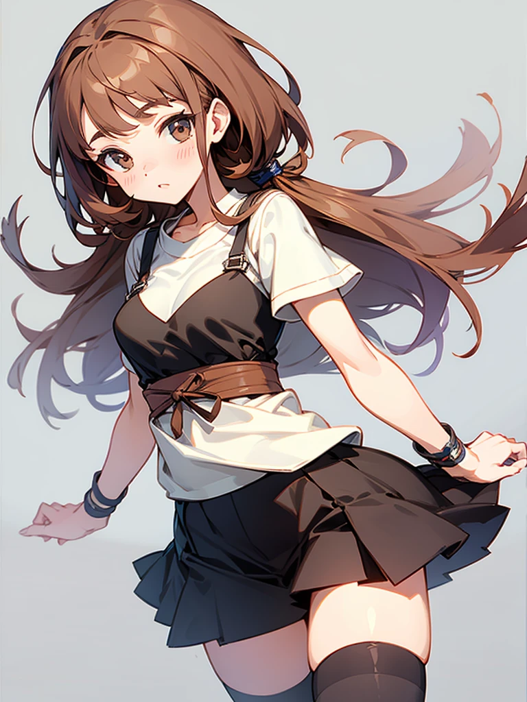brown hair
