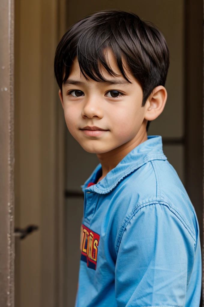 A boy in