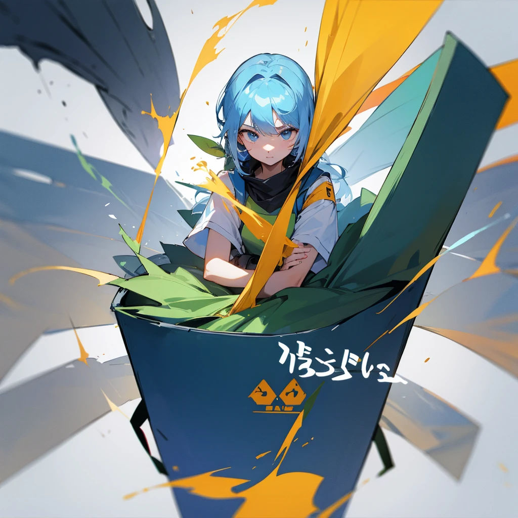 Banner for waste recycling