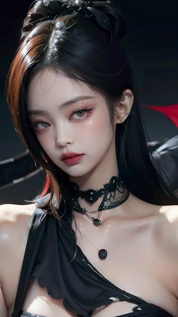 の全裸少女、Bare Chest、Nipple piercing、Saggy breasts、最high quality、Best image quality、masterpiece、With a girl((10 years oldBust 90、blue eyes、Open your chest wide、valley、happiness、thin、Provocative behavior、Evil Face、Handcuffed、lol、Skull Tattoo、Rose Tattoo、Narrow your target audience、Tighten Blue Rose Hair、Dark aura,forces of darkness,Blue Flame、Chain Accessories、Black wings、Black nail polish、With a black whip、Fall in love with your audience))high quality、Beautiful art、background((prison、Dark impression、City of night,Red Sky、Chinese bear with lots of buttons))、Tabletop、Exquisite design、Visual Arts、Dark Art