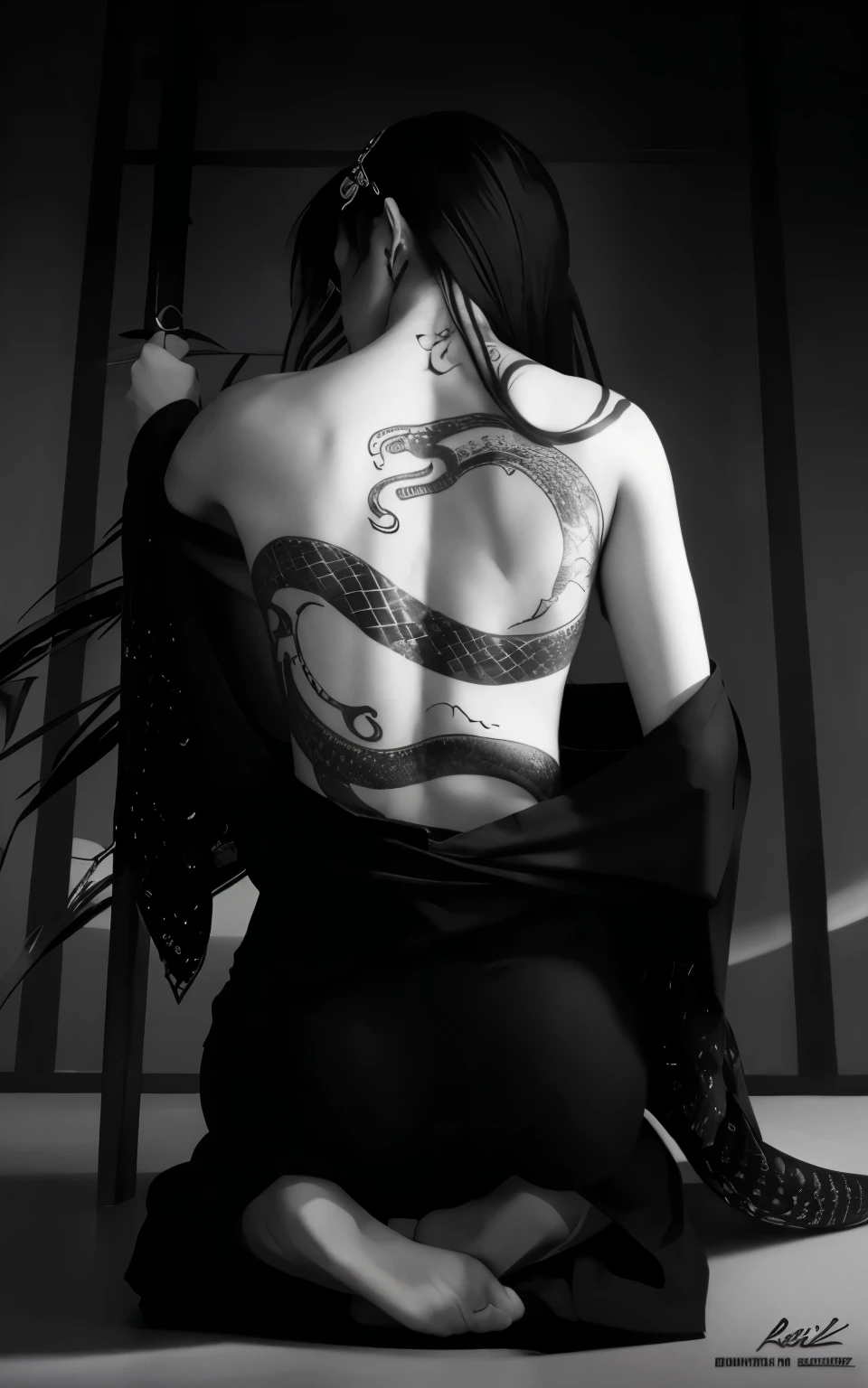 Remove the snake tattoo