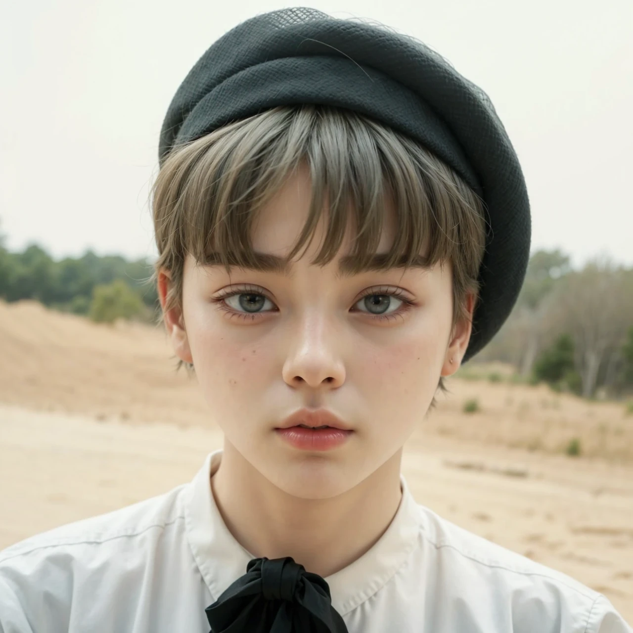 Arafa femenine boy with colored hair sitting at a table, jung jaehyun, Yoongi, Min Yoongi, adorable and pale korean face, ulzzang inteligente, Kim Doyoung, with short hair, jossi do blackpink, Hong Jun Hyung, Tae June Kim, ulzzang, the hime cut, Jaeyeon Nam, xqc, park jimin, tomboy short platinum hair