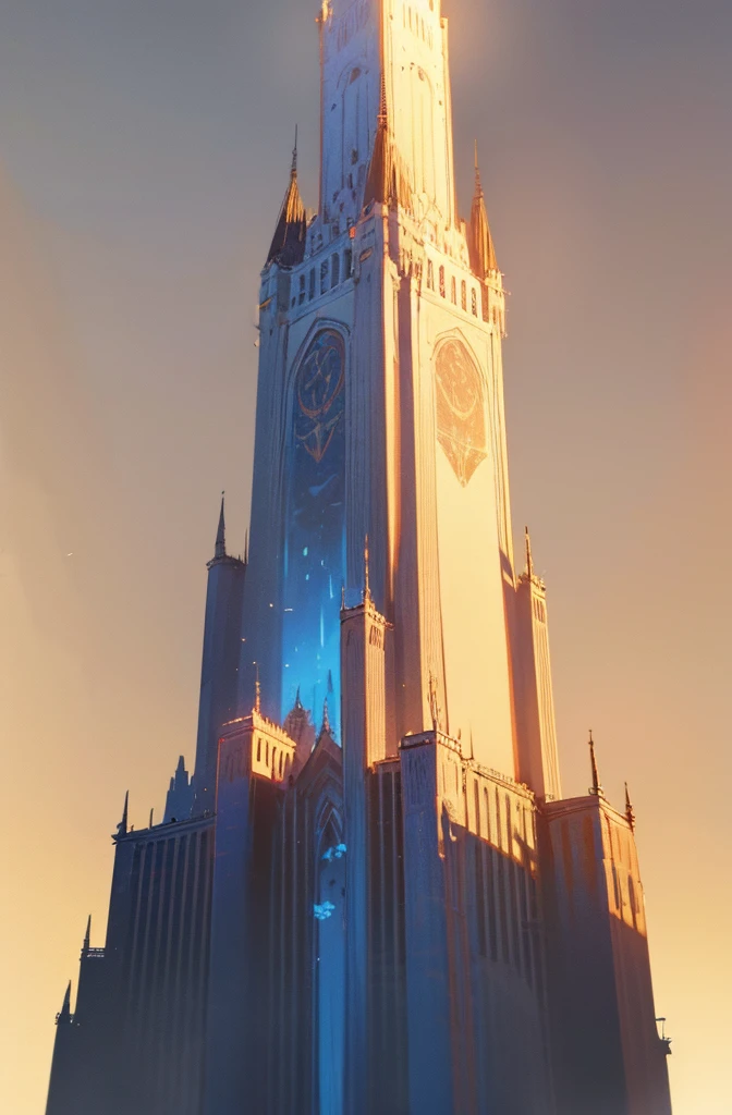 Super realistic, huge, mage tower