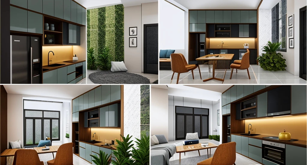 Masterpiece, best quality, super high resolution,livingroom, supper detail, color block wall painting