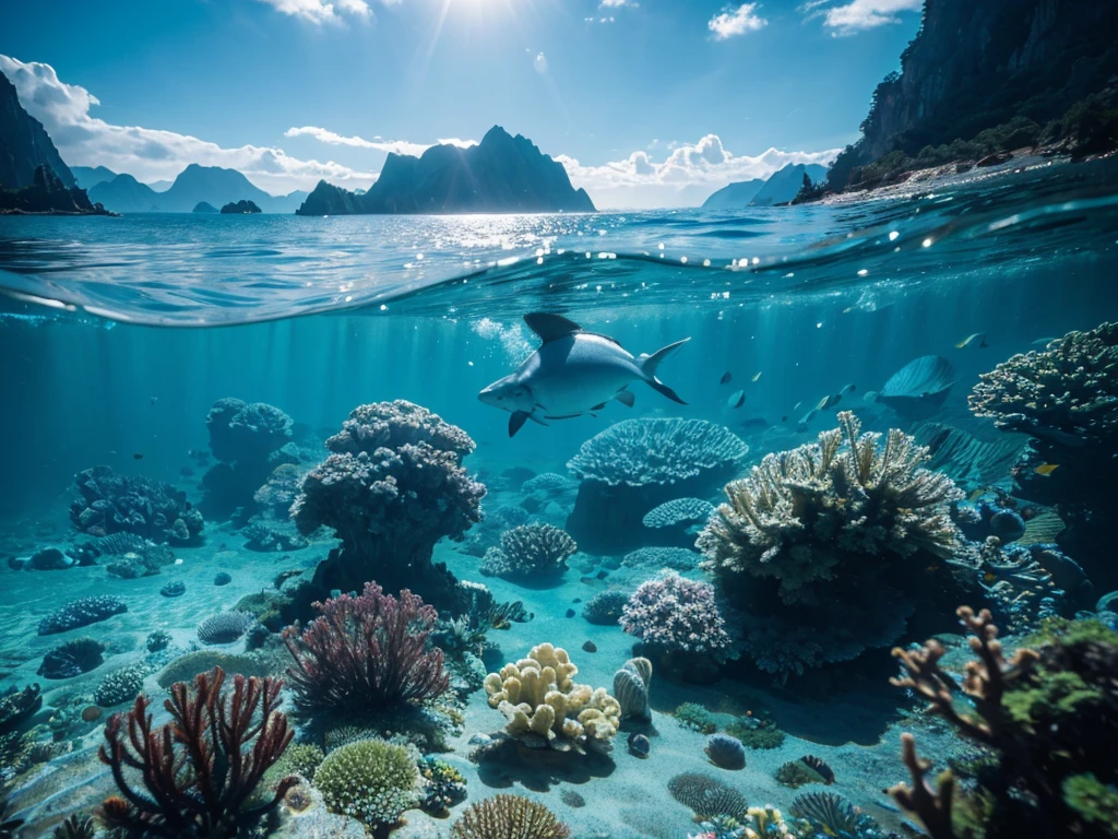 8K picture quality,Best quality,masterpiece,HD,Super rich detail,detailed,underwater world scenery landscape