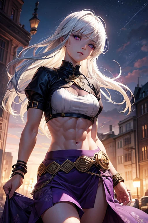 ((Best quality)), ((masterpiece)), (highly detailed:1.3), 3D, arcane style,In the dark and courageous dystopian city of Piltover, plagued by violence and divided into two opposing factions, a young prodigy named Jinx emerges. Having endured unimaginable loss and abandonment, she embraced a life of chaos and destruction. Known for her inventive and explosive abilities, Jinx becomes an icon of rebellion against the oppressive forces that control the city. However, haunted by guilt and battling inner demons, she must confront her past and decide whether to continue on the path of anarchy or seek redemption amid the turmoil. Explore Jinx's journey as she navigates a treacherous world, fighting for survival, unlocking secrets, and discovering the true meaning of her twisted existence, chaos reigns supreme, and at the center of it all is Jinx, the embodiment of unpredictability. Delve deep into Jinx's twisted mind, exploring the origins of his madness and the driving force behind his destructive nature. Unravel the moments that shaped her into the crazed, iconic character we know. Take us on a wild journey through the vibrant streets of Piltover and the shadowy suburb of Zaun as Jinx wreaks havoc with his explosive arsenal. Can redemption find its way into Jinx's fractured soul? Or will she dance forever on the edge of sanity, embracing the chaos that fuels her very existence? Arcane's fate hangs in the balance as Jinx's path intertwines with unlikely allies and formidable enemies. Ignite your imagination and paint a vivid portrait of Jinx's distorted psyche, capturing the essence of her madness and the indomitable spirit that defines it, HDR (High Dynamic Range), Ray Tracing, NVIDIA RTX, Super-Resolution, Unreal 5, Subsurface Scattering, PBR Texturing, Post-processing, Anisotropic Filtering, Depth of Field, Maximum Clarity and Sharpness, Multit Textures