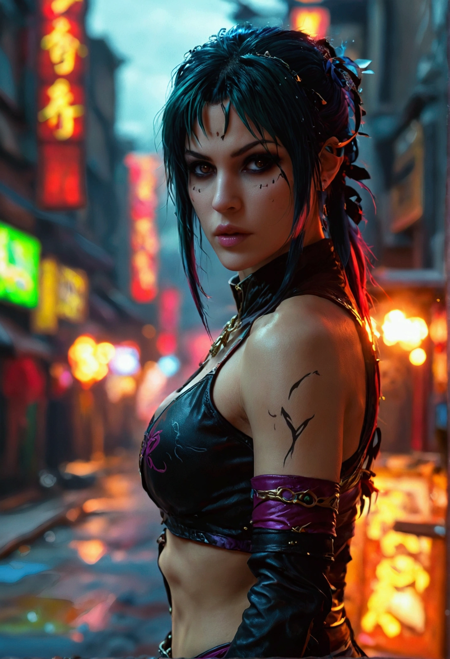 Morrigan street fighters, cintura fina.