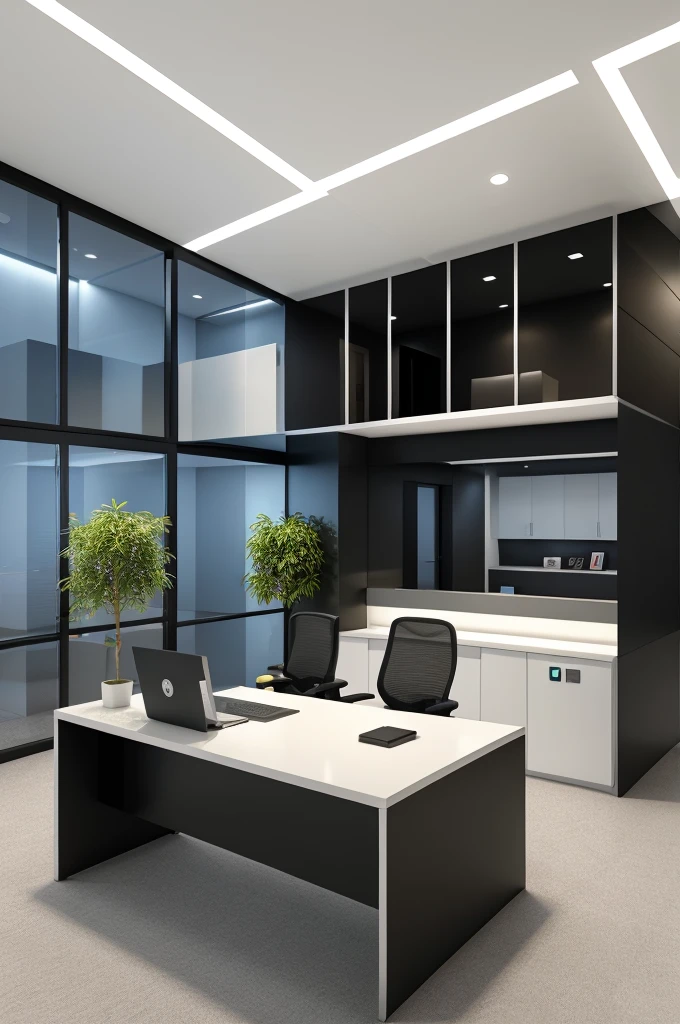 create a security agency office design for SUF Security PVT LTD