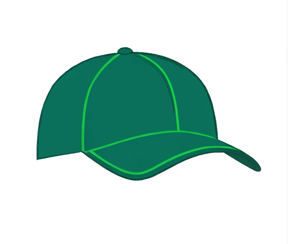 a green Baseball cap with a white logo on the front, green hat, ( ( dark green, Baseball cap, green visor, dark green, wearing a backwards Baseball cap, #green, wearing a Baseball cap backwards, wearing a Baseball cap, forest green, wearing Baseball cap, hat, Socks and hats, emerald, dark green tint, product photo, Elf, green neon