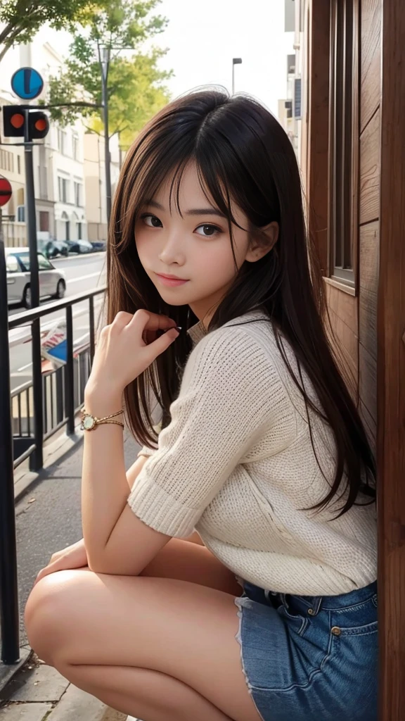 ((Beautiful Girl&#39;s Sex Life:1.2)), (Petite and slender body line)、Beautiful breasts、Thin thighs、Small beautiful butt、Narrow waist, (Detailed eyes and face:1.2, Professional photography techniques)、(Perfect Anatomy)、(Gaze at the viewer、Shy face:1.2、blush:1.2)、(Highest quality、Highest quality、Masterpiece、Ultra high definition、Reality)、(Detailed hands:1.2、Anatomically correct hand:1.1、Beautiful little hands of a girl:1.3)、(Dynamic Pose:1.2)、(Smooth, straight, beautiful hair:1.2)