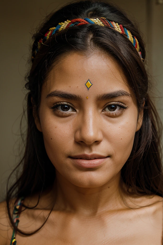 Facial features of people from Ecuador