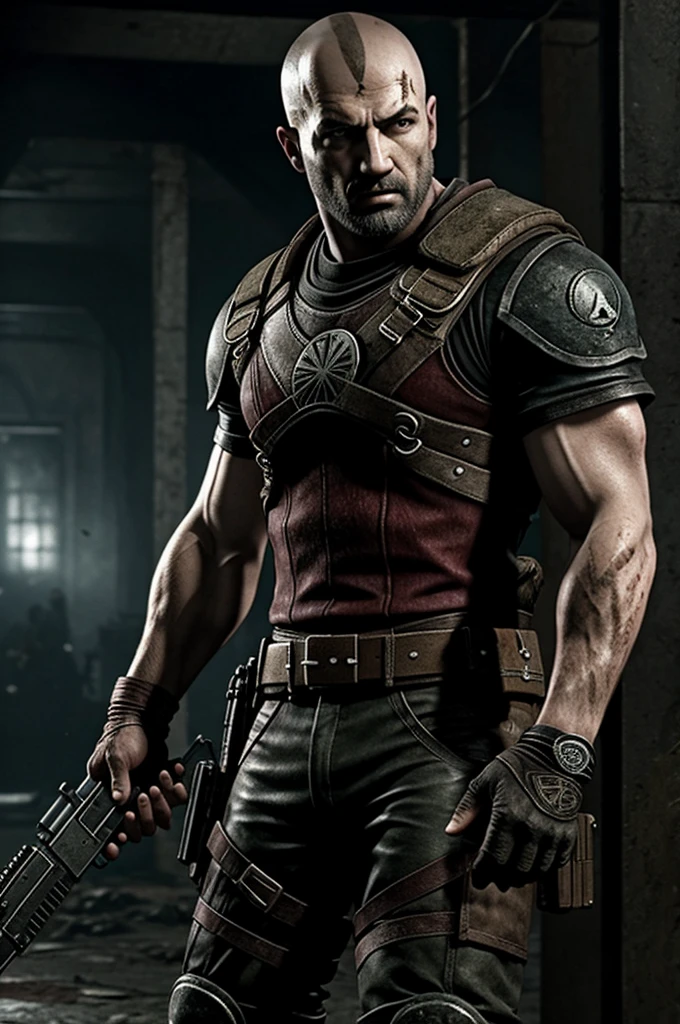 resident evil 3 nemesis principal atrás call of duty black, God of War