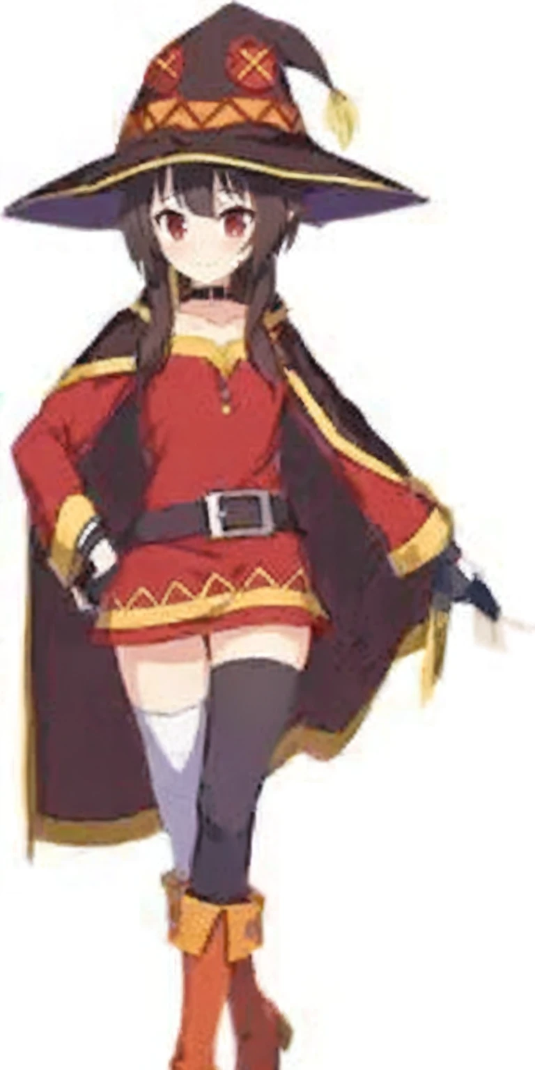 Megumin-konosuba Big and big ass sitting on the couch and have red eyes
