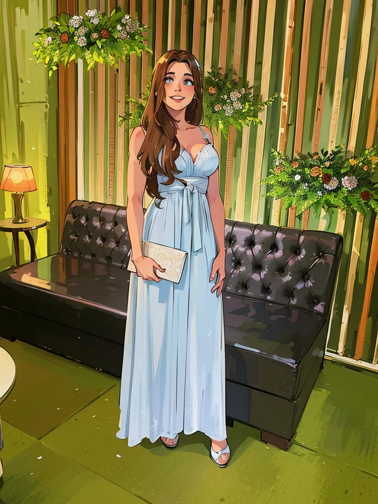 beautiful bride in a white wedding dress, holding a bouquet of red roses, smiling happily, detailed face and expression, dramatic lighting, cinematic composition, vibrant colors, fine art photography, high resolution, photorealistic, 8k, hyper detailed