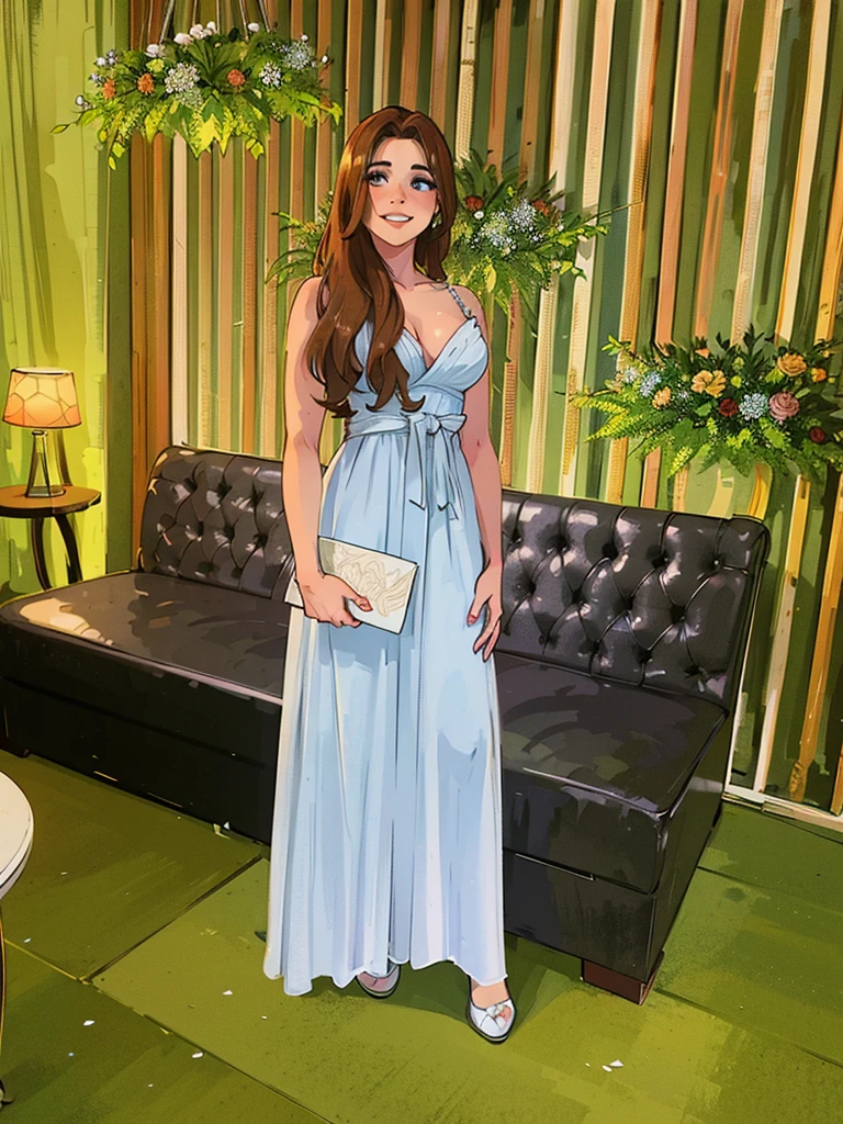 beautiful bride in a white wedding dress, holding a bouquet of red roses, smiling happily, detailed face and expression, dramatic lighting, cinematic composition, vibrant colors, fine art photography, high resolution, photorealistic, 8k, hyper detailed