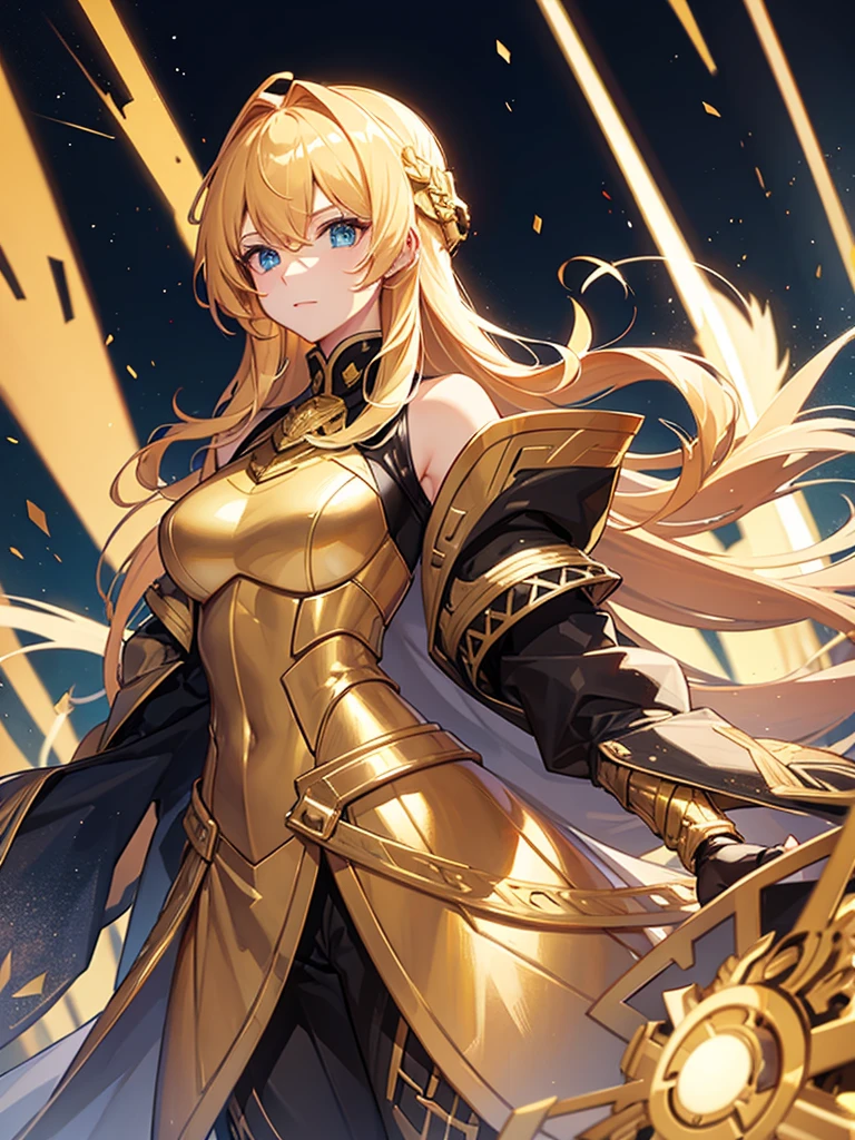 golden hair knight commander female