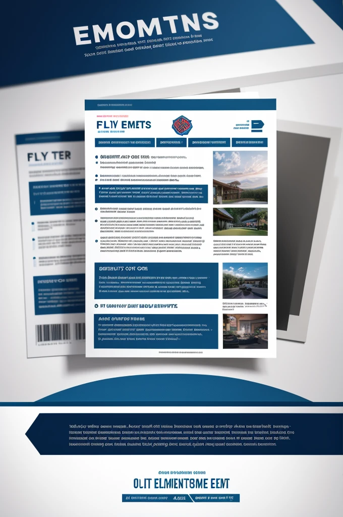 Flyer design elements