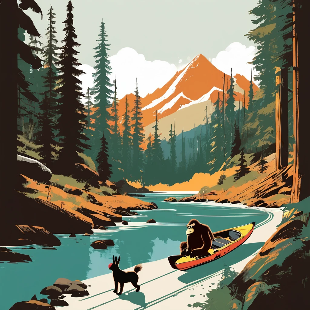 Donkey Kong , art by Sophie Roach , art by Jon Klassen , art by Michael Cho , art by Sophie Roach、sunglasses,camping