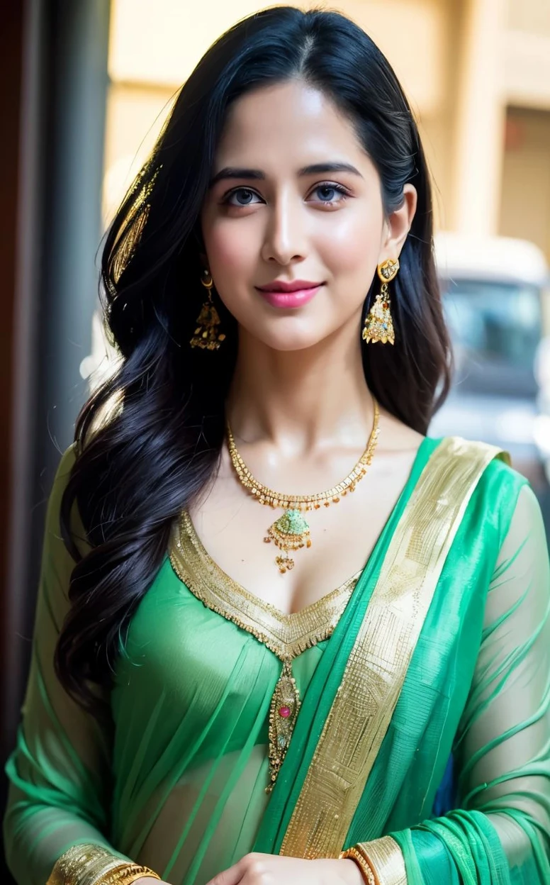 Wear Saree sitting, gorgeous royal, ((Katrina kaif:1.2)), jewellery, gem, necklace, gold bracelet, anklets, thick lips, skindentation, parted lips, ulzzang-6500-v1.1, portrait of a beautiful Indian woman, From Golden Skin, 27 years old, Pretty woman, Indian model, (in saree) (Slim abdomen), (Perfect slim figure), (Dynamic pose), Solo, ((open crotch)), (((bare ass))), (Slim:1.1), 1 woman, (Full figure:0.9), Beautifully detailed sky, sunny day, Mumbai city, On the street, detailed Mumbai street, Indian clothes,(( long sleeve dress)), ((chiffon saree with open pallu)), medium hair, smile, closed mouth, lips, saree covered with full body, detailed beautiful round eyes, Indian women, Asian women, Beautiful face, photorealistic, rim lighting, two-tone lighting, gold bracelet, thick lips, indentation, parted lips, (detailed eyes), light blonde hair, blue eye, details still clear, honey-coloured, fluffy turned, HDR, shallow depth of field, broad light, backlighting, bloom, light sparkles, chromatic aberration, sharp focus, Nikon Z 85mm, unparalleled masterpiece, ultra-realistic 8k photos, best quality masterpiece, best quality, (photorealistic:1.2), (realistic:1.5), (hyperrealistic:1.2),(photorealistic face:1.2), (close up:1.6), (light blonde hair), (blue eyes), ((big cheeks)), (beautiful face:1.8), (detailed face:1.6), (medium breast:1.2), (detailed bright eyes:1.5), (eyelashes:1.4), (smiling:1.3), (detailed long black hair), (Green saree:1.5), (narrow waist:1.5), (thigh: 1.5), (realistic human skin:1.6), (full curvy body) (detailed eyes), (seductive pose), (detailed facial features), (detailed clothes features), (necklace), (earrings), (bracelet), ( Silk Green saree),(Photorealistic:1.4), (High Quality: 1.2), Raw photo, (Perfect body shape), Uniform, Deep shadows, Unobtrusive, Cold light 12000K,