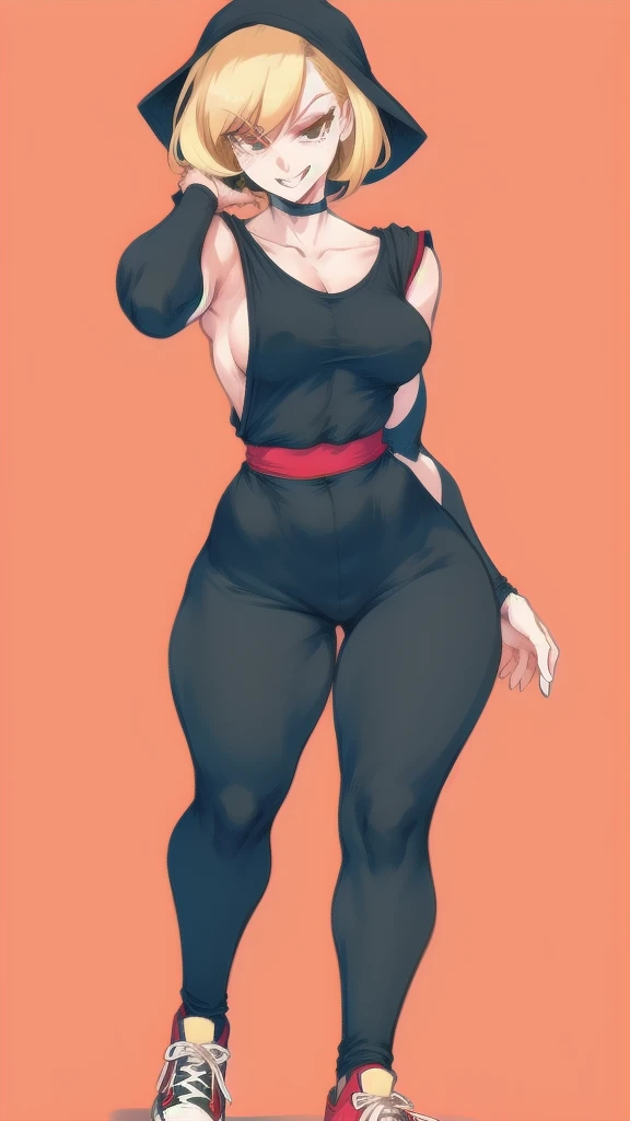 Full body image of Mavis Dracula from Hotel Transylvania, full body in image, wearing her original outfit (black dress with red and black striped tights and red Converse sneakers), short black hair, female body, slender and youthful body, dynamic pose, detailed pose, simple background, expressive face showing a cheerful smile, focus on face, line art, sketch, Full body image of Susan Murphy from Monsters vs. Aliens, full body in image, wearing her original outfit (black jumpsuit with white stripes), short blonde hair, female body, slender and athletic body, dynamic pose, detailed pose, simple background, expressive face showing determination, focus on face, line art, sketch
