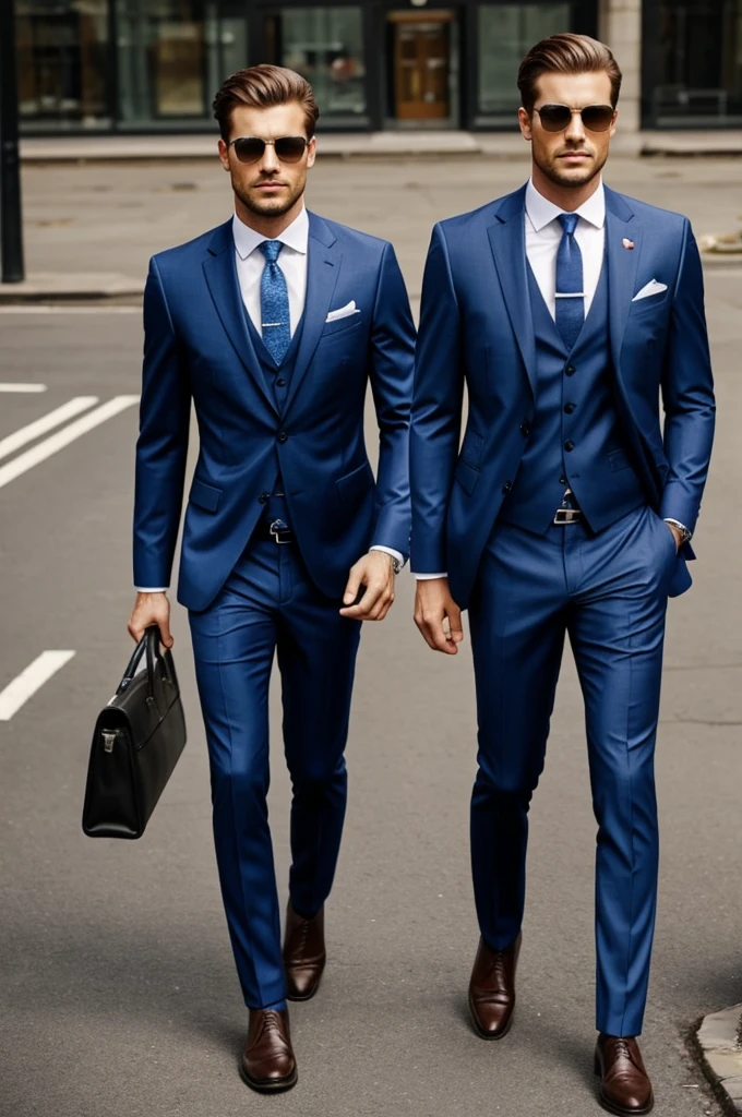 The magic of men wearing suits
