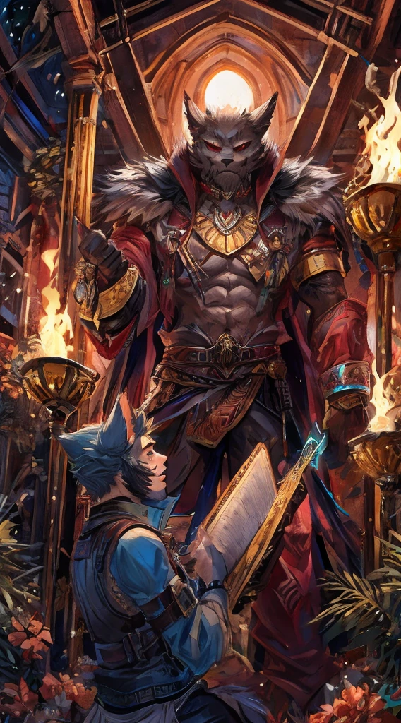 Male Feline Cryptid humanoid 