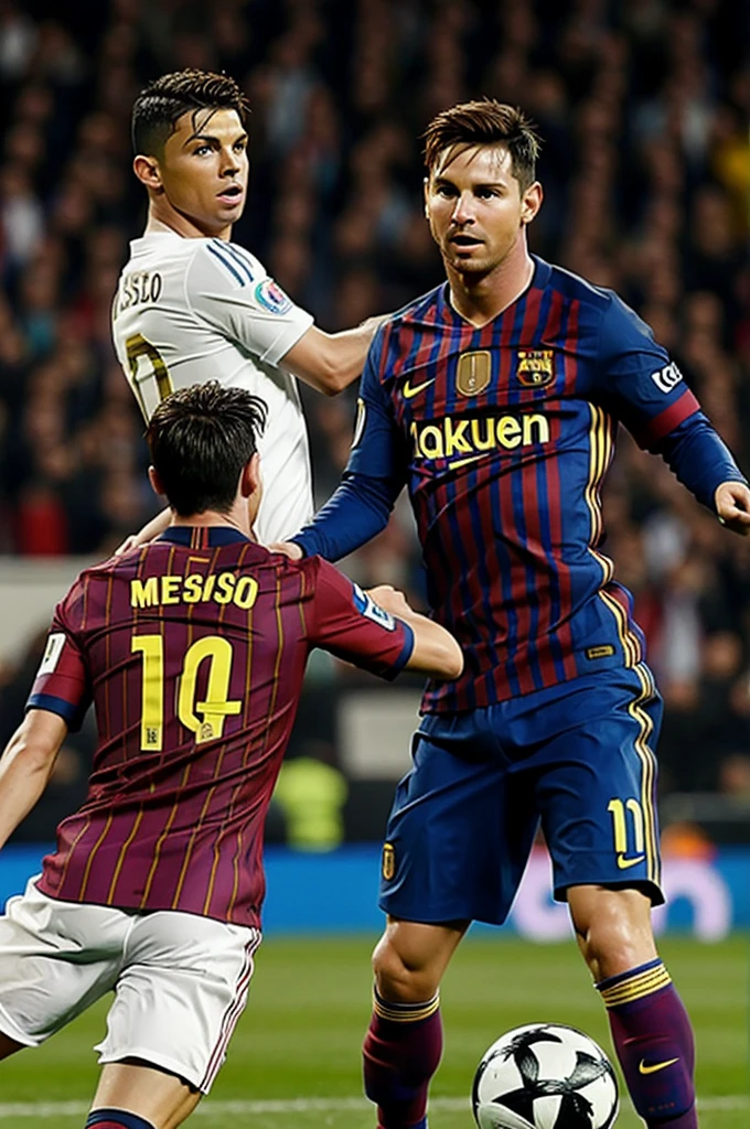 Ronaldo and Messi