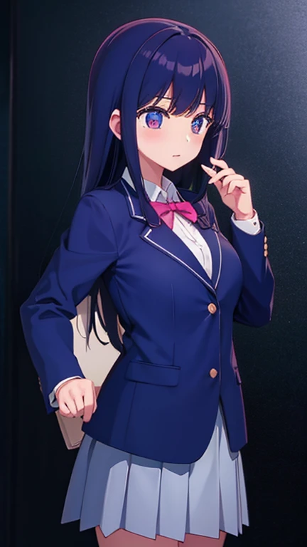Hoshino Ai、tits、Blazer uniform