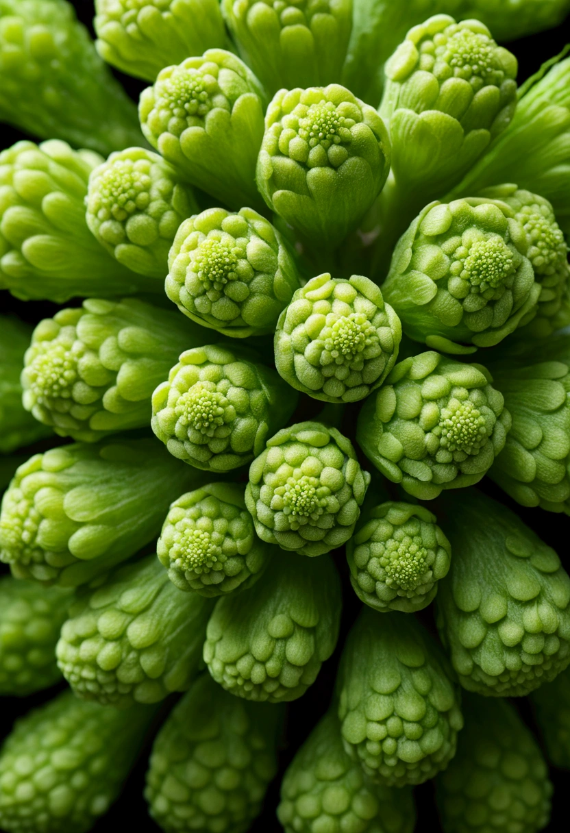 a close-up detailed realistic image of a fresh wasabi root, vibrant green color, detailed textures, natural lighting, highly detailed, 8k, photorealistic, masterpiece, sharp focus, studio lighting, professional photography, natural lighting, detailed root structure, organic textures, verdant green hues, clean background, natural environment
