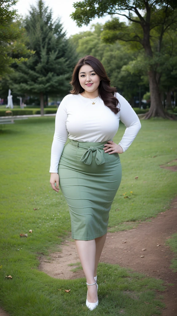 Quartlets,Smiling fat woman ((best quality)), ((masterpiece)), (detailed), Perfect face, Wearing a green loose sweatshirt and short skirt, The other was wearing a red loose plaid shirt and jeans, Thin waist and thick hips, Soft curves, hyperPractical full figure, Wearing a cute top, Long legs,,thickness, Beautiful plump woman, Four curvy female targets,Clear curve details, Curvy hourglass figure, Charming plus size models, bbw酱, full image, Surface Model, Curvy body, (full-body shot)blush, 1girll fat , Golden Ratio,(White and tender skin:),High quality background, HD, Practical, HDR. pedestrian mall,Skin as white as paper,High heel,forest,grassland,Sit on a slate