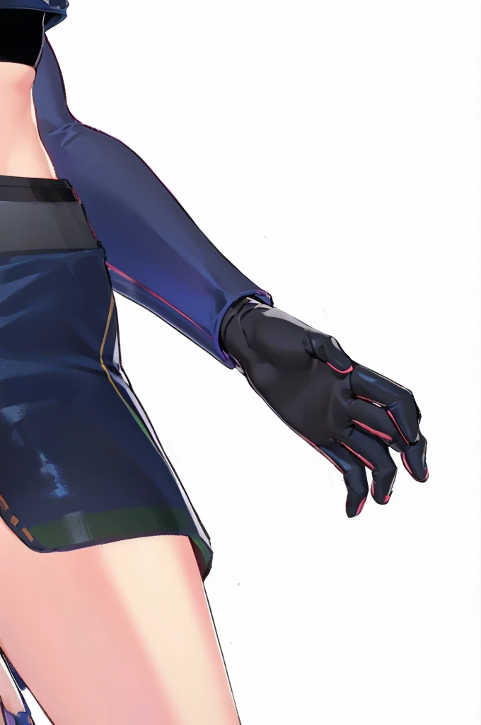 beautiful girl,,Left arm,Black Gloves,4K,8K,Highest quality