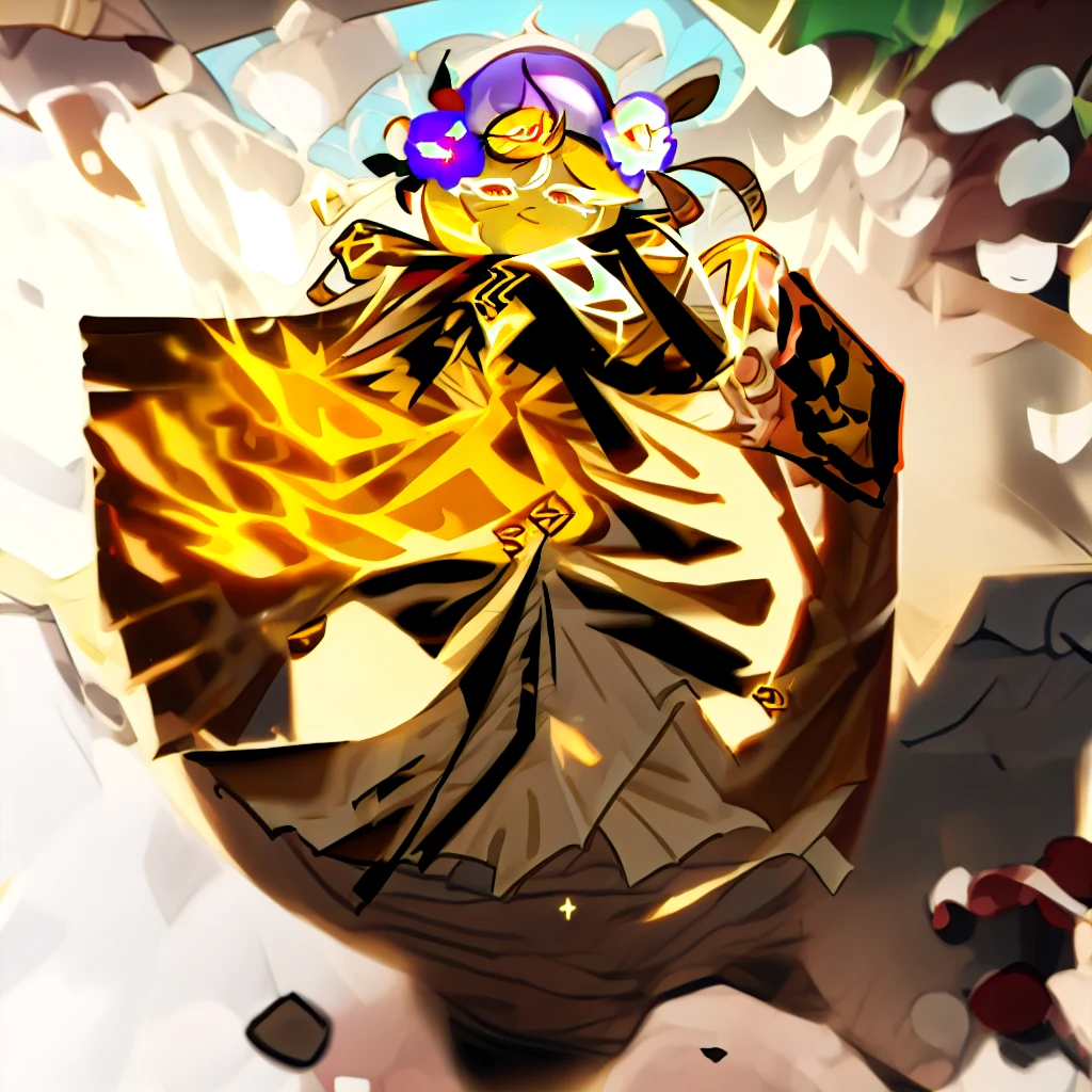 1girl, chibi, battle pose, ningguangdef lisadef, lisarnd, bloom, ray tracing
