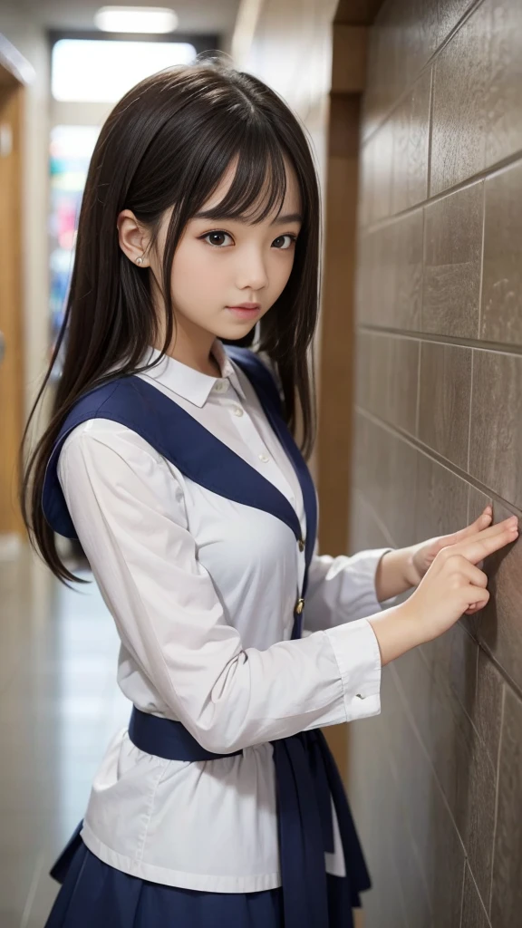 ((Beautiful girl's sexual situation:1.3)), (Petite and slender body line)、Beautiful breasts、Thin thighs、Small beautiful butt、Narrow waist, (Detailed eyes and face:1.2, Professional photography techniques)、(Perfect Anatomy)、(Gaze at the viewer、:1.5、Shy face:1.2、blush:1.2)、(Highest quality、Highest quality、Masterpiece、Ultra high definition、Reality)、(Detailed hands:1.2、Anatomically correct hand:1.1、Beautiful little hands of a girl:1.3)、(Dynamic Pose:1.2)、(Short Hair、Smooth, straight, beautiful hair:1.3)