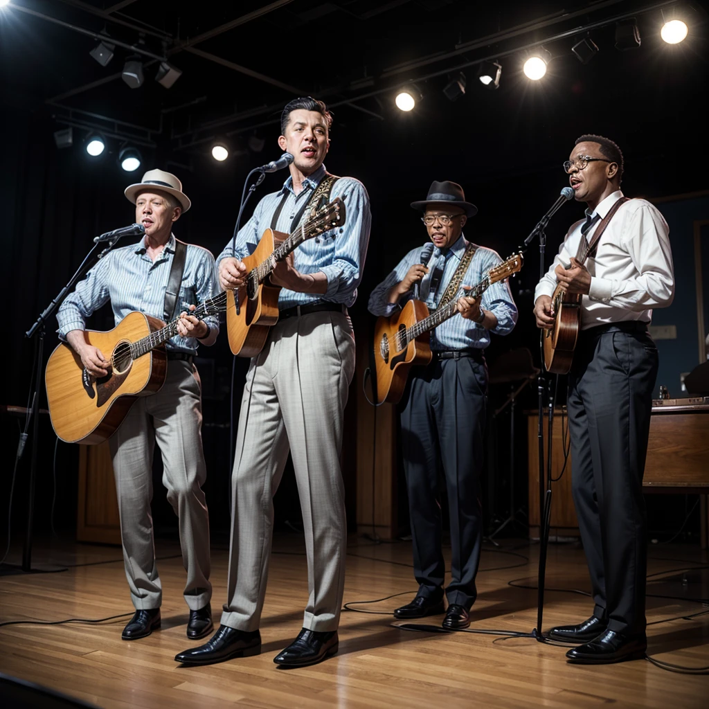 1950s male blues group 

