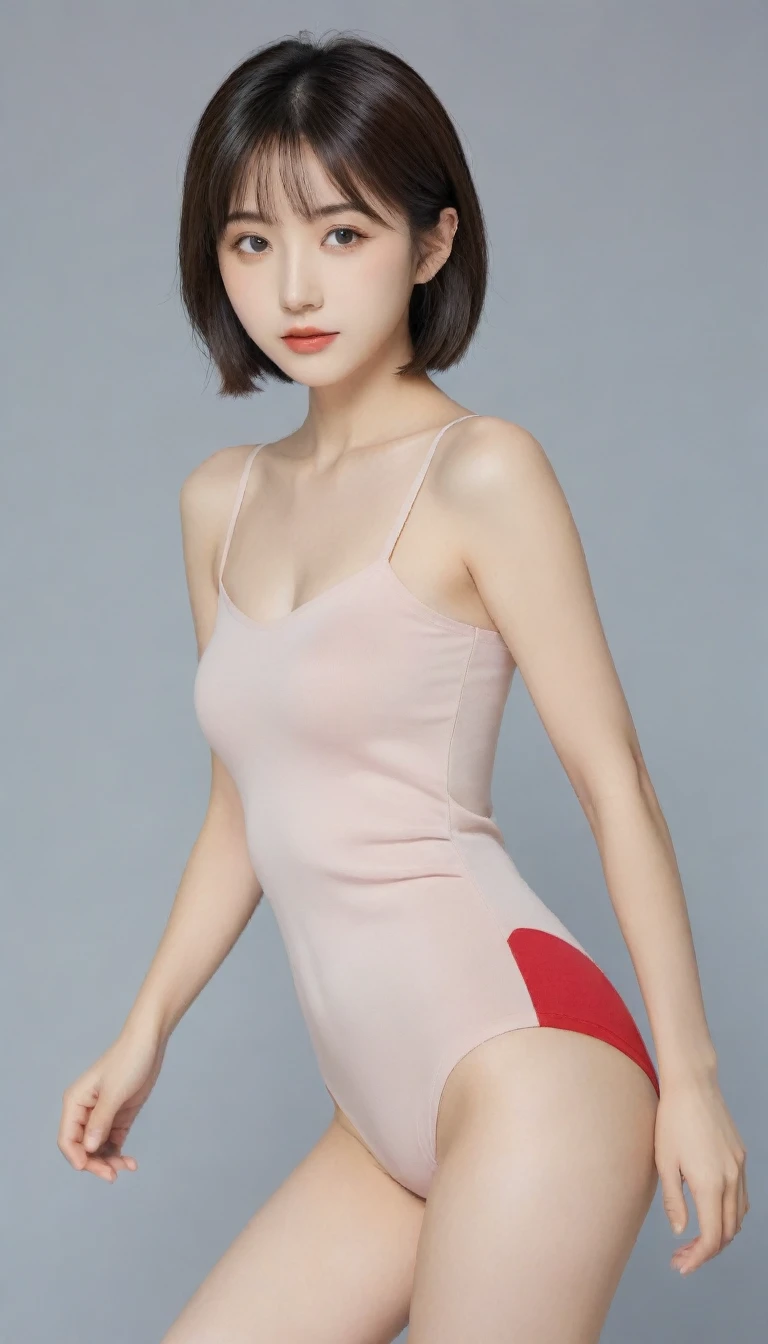 8K, Ultra-high resolution, Highest quality, masterpiece, 三分割法によるphotograph,Surreal, photograph, 1 Girl, (16 years old:1.3), pretty girl, Cute face, Beautiful eyes in every detail, 細かくdetailedに,masterpiece,One Girl:1.2, Japan Female Announcer, whole body,blush,closed eyes,shy,Black Hair,Bob with bangs,ballet,Spanking,Captivating ass,Delicate and smooth skin, Realistic Skin, Perfect and beautiful face ,完璧でCute face, Skin with attention to detail, Perfect limbs、Narrow waist、Thin legs)、Browsing Caution,Beautiful leg line beauty,Looking at the audience、beauty,Long neck、(((Ideal body type))),A cup small breasts :2,、Portraiture:2、Perfect Anatomy、鮮明なdetailed、detailed、Surreal、Light and shadow,Strong light