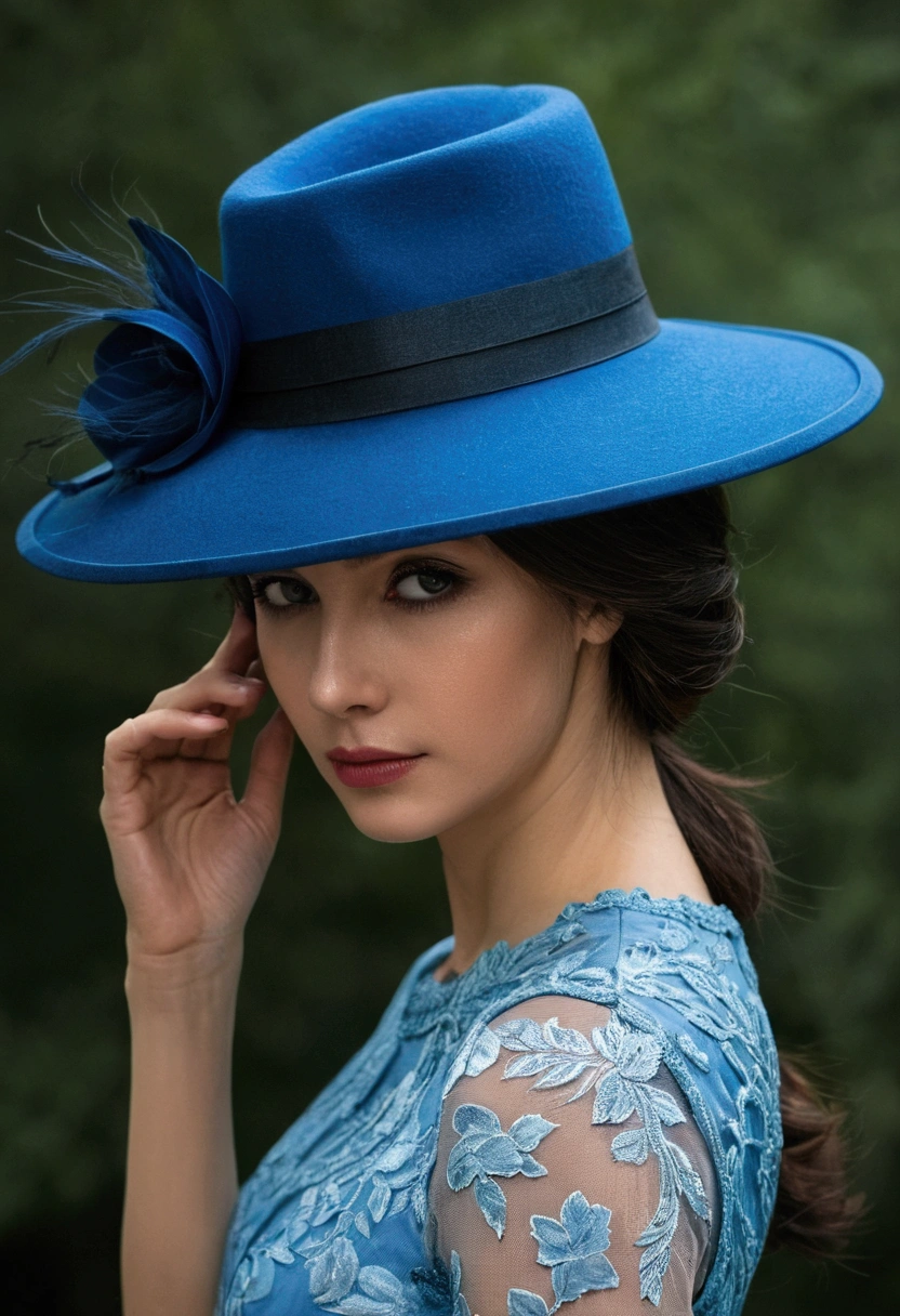 Blue hat for betrayal