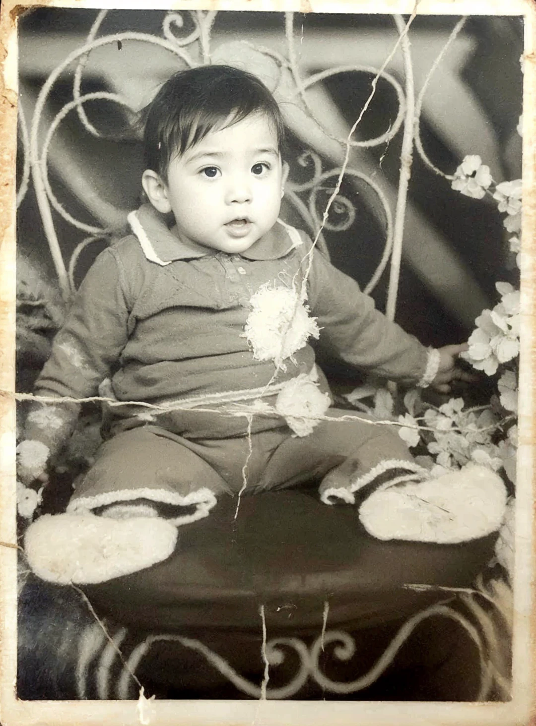 Making it clear, I tightened the contrast, making the image realistic without changing the features of a one-year-old boy