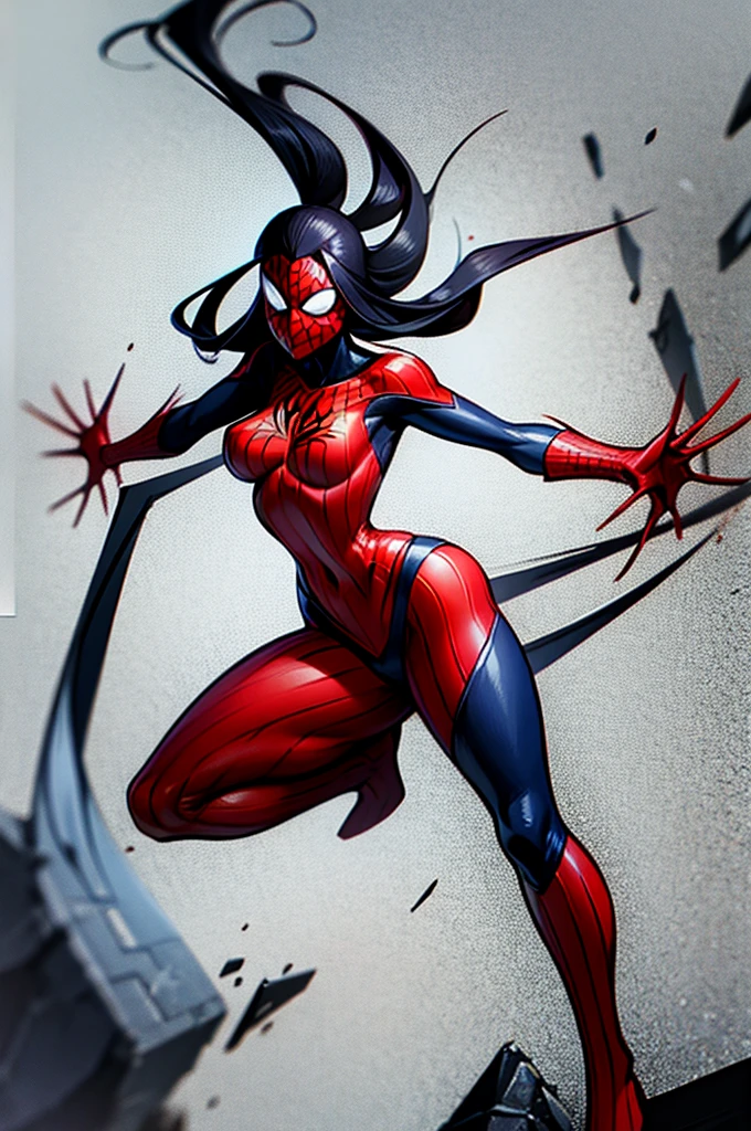 Spider woman full body