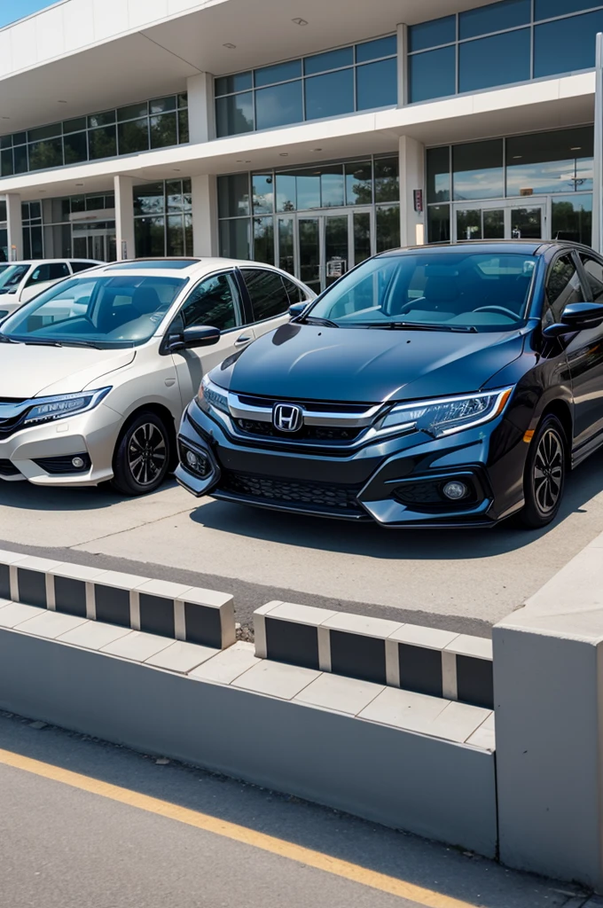 Honda City parked next to an IKEA store